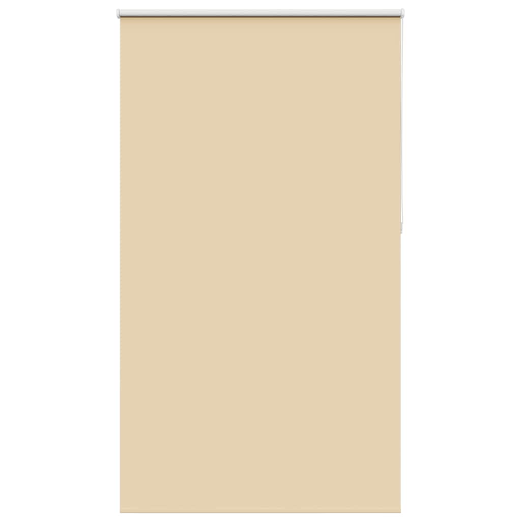 Roller Blind Blackout Beige 140x210 cm Fabric Width 136.6 cm Polyester